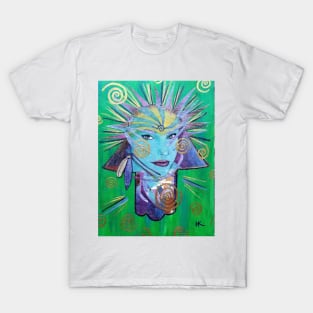 THE GODDESS WITHIN HAMSA by Harriette Knight T-Shirt